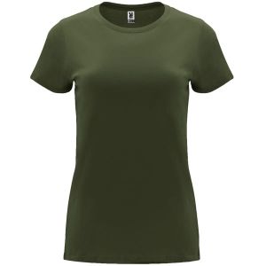 Oliwkowa damska koszulka ROLY CAPRI 6683 - własna grafika