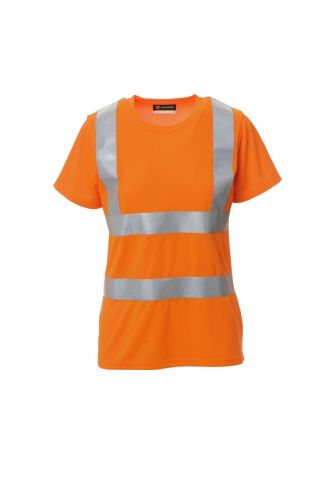 Pomaranczowy-Damski-T-Shirt-Payper-Przód.jpg