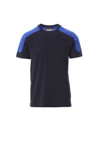 Granatowy Męski T-Shirt Payper Corporate 001464 - nadruk