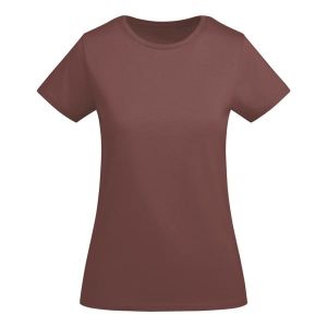 Ceglana damska koszulka ROLY BREDA WOMAN 6699 - custom