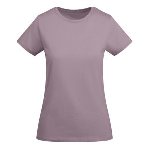 Lawendowa damska koszulka ROLY BREDA WOMAN 6699 - z logo