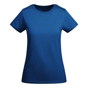 Niebieska damska koszulka ROLY BREDA WOMAN 6699 - logotyp