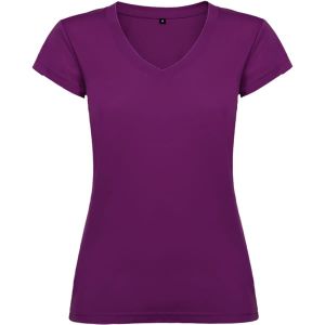 Purpurowa damska koszulka ROLY VICTORIA 6646 - swój nadruk