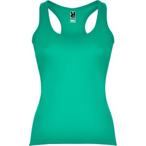 Miętowy damski top ROLY CAROLINA 6517 - z własnym logotypem