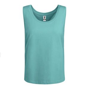 Miętowy damski t-shirt ROLY NARA 6536 - z logo firmy
