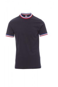 Granatowy T-Shirt Payper Flag France 000934 - Nadruk