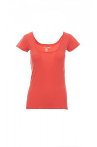 Damski Czerwony T-Shirt Payper Florida 000128 - Nadruk