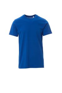 Niebieski Męski T-Shirt Payper Free 001046 - Nadruk