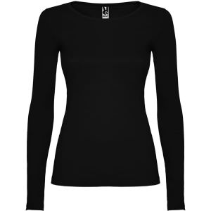 Czarna damska bluzka ROLY EXTREME WOMAN 1218 - firmowe logo