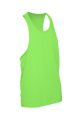 Sportowy T-Shirt  JHK TSUA LBCH  URBAN  BEACH Lime Fluor