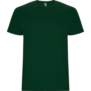 Ciemnozielona dziecięca koszulka ROLY STAFFORD 6681 - z logo