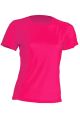 Koszulka Damska z Krótkim Rękawem JHK SPORT LADY Fucsia Fluor