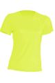 Koszulka Damska z Krótkim Rękawem JHK SPORT LADY Gold Fluor