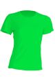 Koszulka Damska z Krótkim Rękawem JHK SPORT LADY Lime Fluor