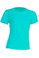 Koszulka Damska z Krótkim Rękawem JHK SPORT LADY Turquoise