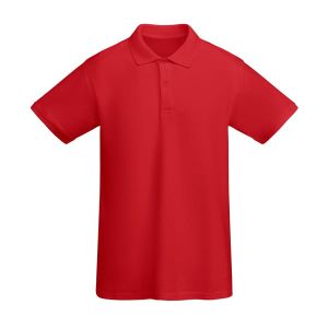 Czerwone męskie polo ROLY PRINCE 6617 - z logotypem firmy