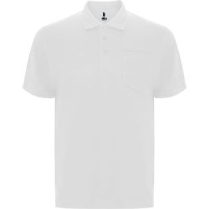 Biała męska koszulka polo ROLY CENTAURO PREMIUM - swoje logo