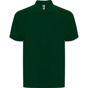 Zielona męska koszulka polo ROLY CENTAURO PREMIUM - nadruk