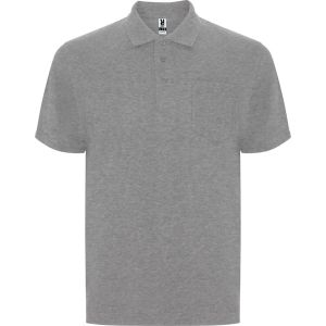 Szara męska koszulka polo ROLY CENTAURO PREMIUM - logo firmy