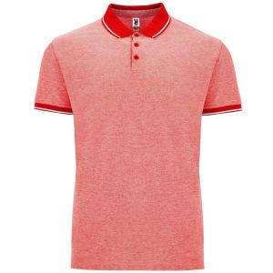 Czerwone męskie polo ROLY BOWIE 0395 - z własnym nadrukiem