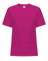 Bluzka z Krótkim Rękawem JHK TSRK 150 Fucsia
