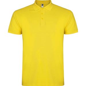 Żółta męska koszulka polo ROLY STAR 6638 - własne zdjęcie