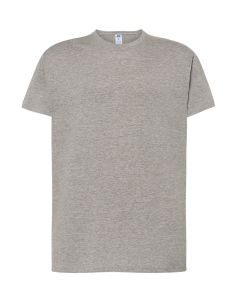 Szary T-shirt męski JHK TSOCEANGM - koszulka z nadrukiem