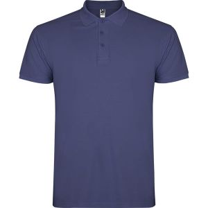 Dżinsowa męska koszulka polo ROLY STAR 6638 - z własnym logo