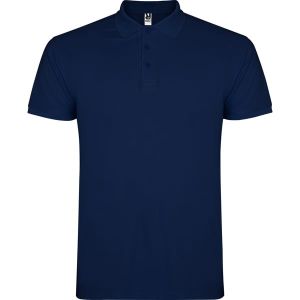 Granatowa męska koszulka polo ROLY STAR 6638 - swój nadruk