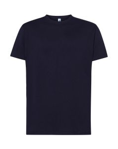 Granatowy T-shirt męski JHK TSOCEANNY - z własnym napisem