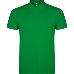 Zielona męska koszulka polo ROLY STAR 6638 - z firmowym logo