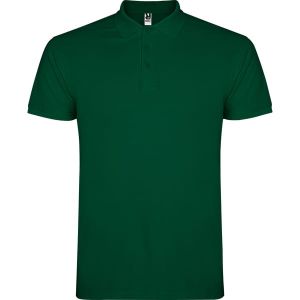 Ciemnozielona męska koszulka polo ROLY STAR 6638 - reklamowa