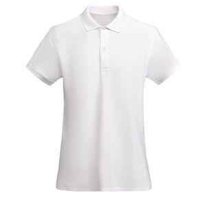 Biała damska koszulka polo ROLY PRINCE WOMAN - własne logo