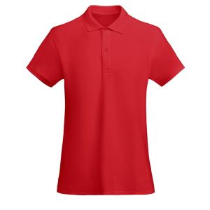Czerwone damska koszulka polo ROLY PRINCE WOMAN - nadruk