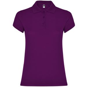 Purpurowe damskie polo ROLY STAR WOMAN 6634 - własne zdjęcie