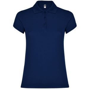 Granatowe damskie polo ROLY STAR WOMAN 6634 - nadruk własny