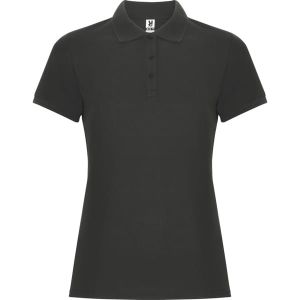 Grafitowe damskie polo ROLY PEGASO WOMAN PREMIUM - nadruk