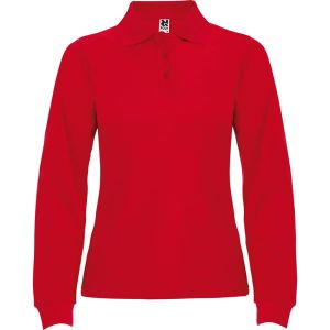 Czerwone damskie polo ROLY ESTRELLA WOMAN - z firmowym logo