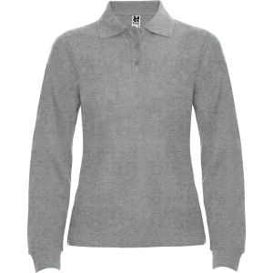 Szare damskie polo ROLY ESTRELLA WOMAN - z logo firmy