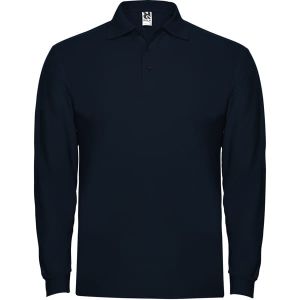 Granatowa dziecięca polówka ROLY ESTRELLA L/S 6635 - nadruk