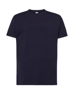 Granatowy T-shirt męski JHK TSUA150NY - koszulka z napisem