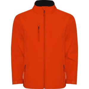 Pomarańczowy męski softshell ROLY NEBRASKA - z logiem firmy