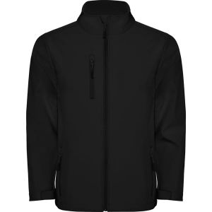 Czarny męski softshell ROLY NEBRASKA - personalizowana