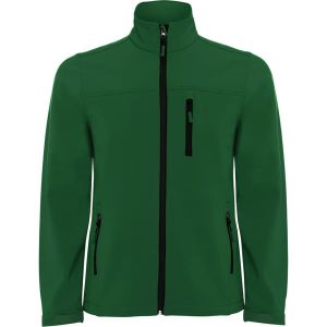 Zielona męska kurtka softshell ROLY ANTARTIDA - z nadrukiem