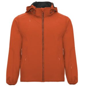 Pomarańczowy męski softshell ROLY SIBERIA - z własną grafiką