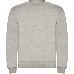Popielato-biała CLASICA 1070 - bluza z nadrukiem męska