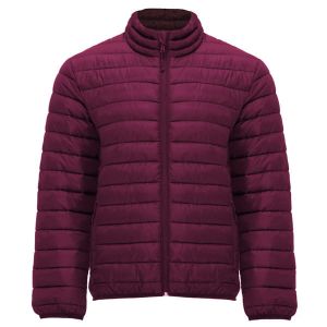 Bordowa męska puchowa kurtka ROLY FINLAND - personalizacja