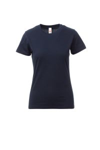 Granatowy T-Shirt Damski Payper Print S00657 - Nadruki