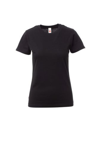 Czarny-T-Shirt-Damski-Payper-Print-Przód.jpg