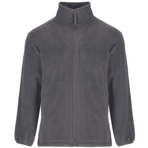 Grafitowy ARTIC HOMBRE 6412 z suwakiem - Bluza męska z nadrukiem
